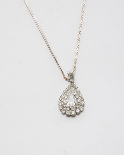 Diamante Pendant Necklace