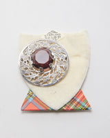 Vintage Mizpah Sterling Silver Brooch Set