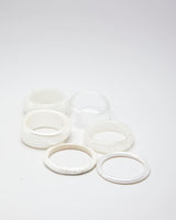 Vintage Pearly Set of 6 Bangles