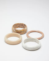 Vintage Caramel Set of 4 Bangles
