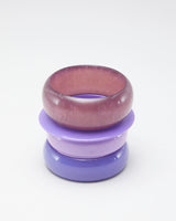 Y2K Purple Set of 4 Bangles
