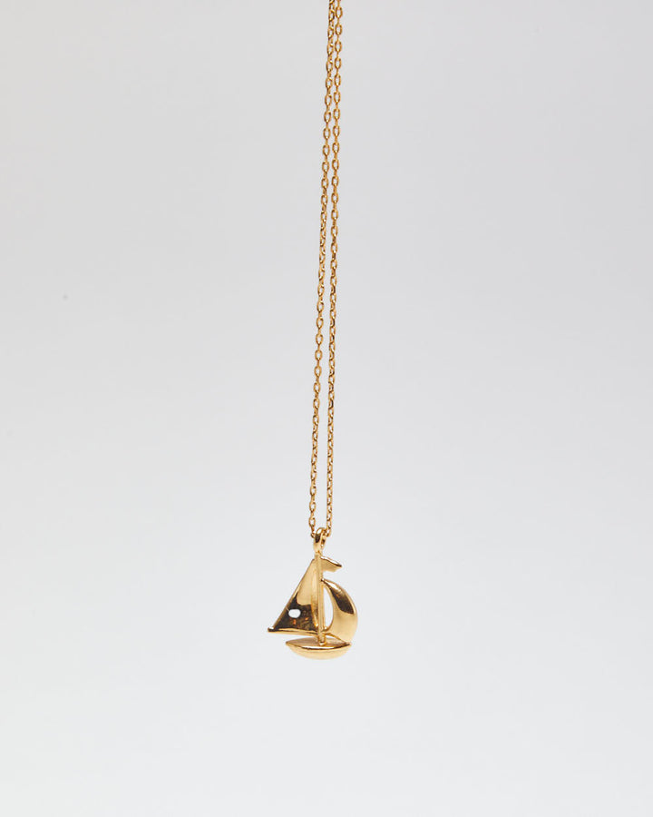 Juicy Couture Gold Colour Boat Charm Necklace