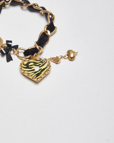 Y2k 00s Betsey Johnson Charm Bracelet