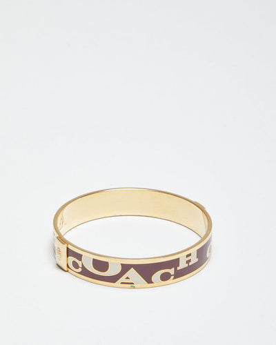 Coach Monogram Bangle