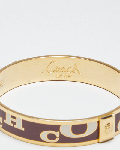 Coach Monogram Bangle