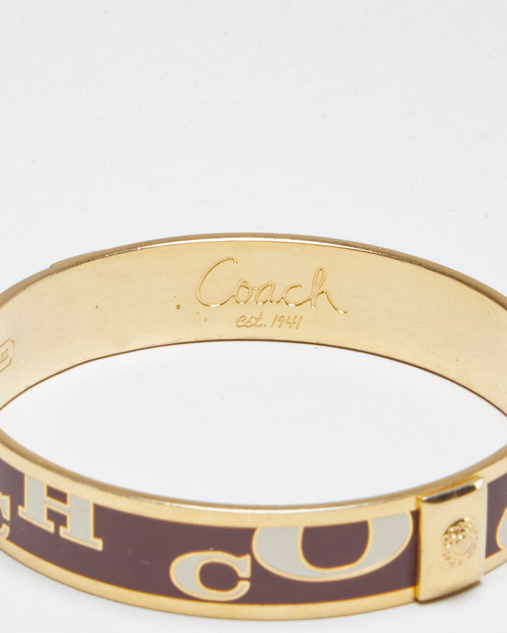 Coach Monogram Bangle
