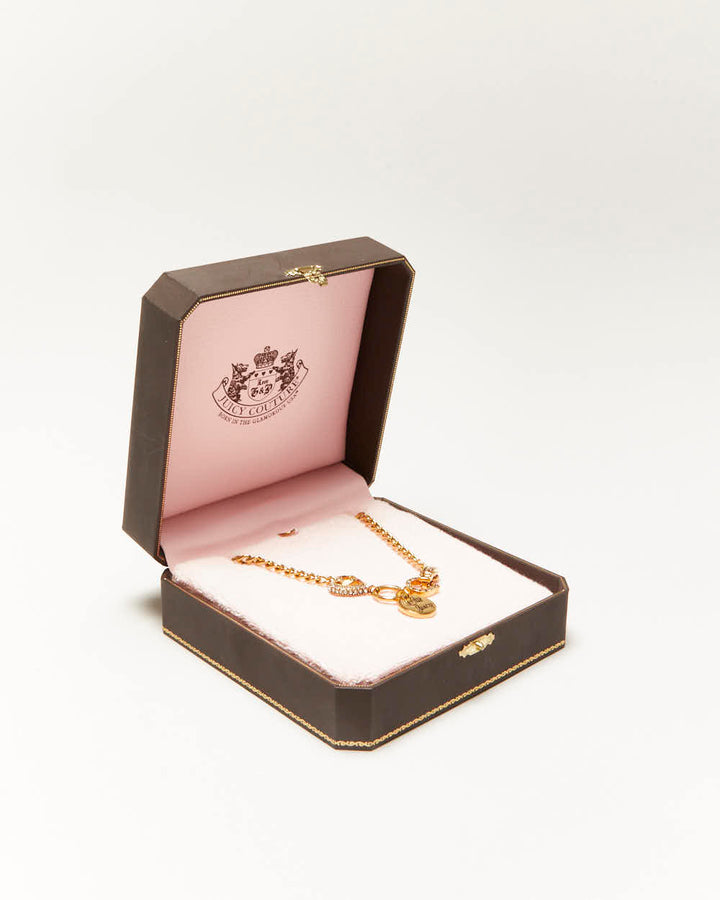 Vintage Y2K Juicy Couture Charm Necklace & Pendant