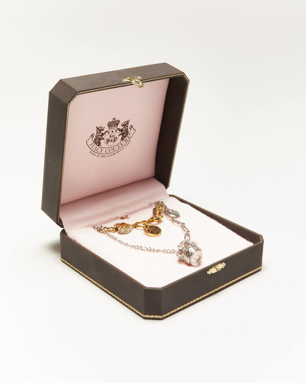 Vintage Y2K Juicy Couture Charm Necklace &amp; Pendant