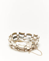 Vintage Monet Silver Tone Link Bracelet