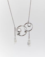 Deadstock Y2k 00s Swarovski Silver Nacklace