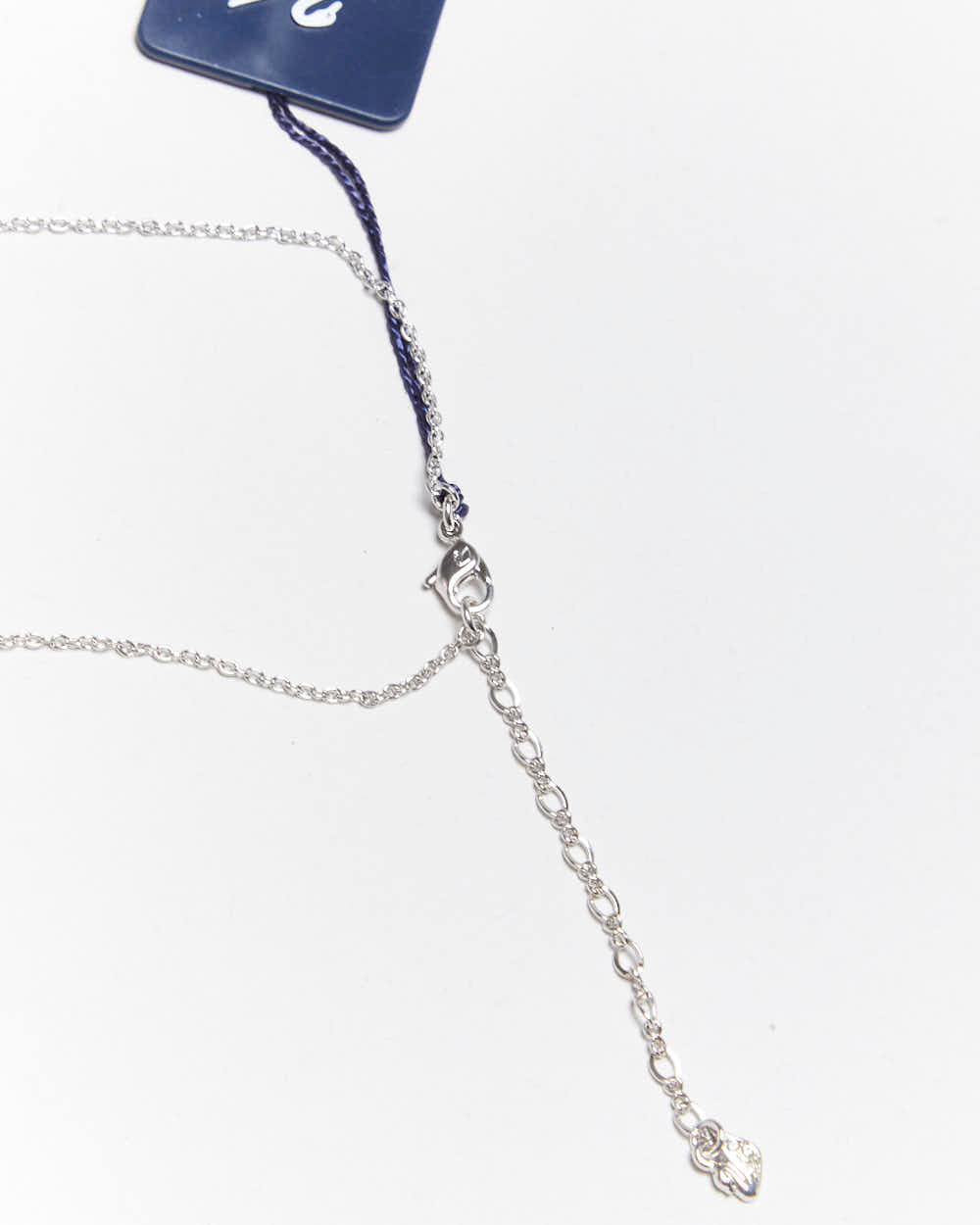 Deadstock Y2k 00s Swarovski Silver Nacklace