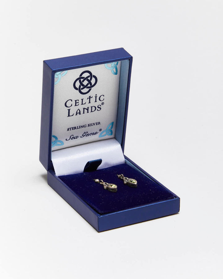 Vintage Celtic Lands Sterling Silver Earrings
