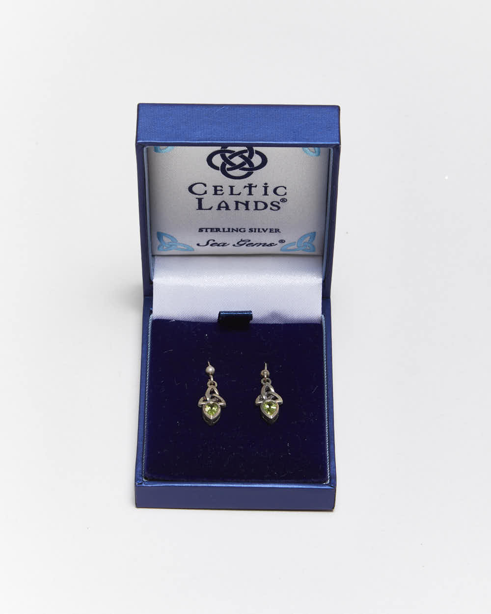 Vintage Celtic Lands Sterling Silver Earrings