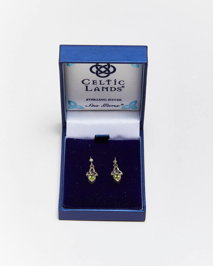 Vintage Celtic Lands Sterling Silver Earrings