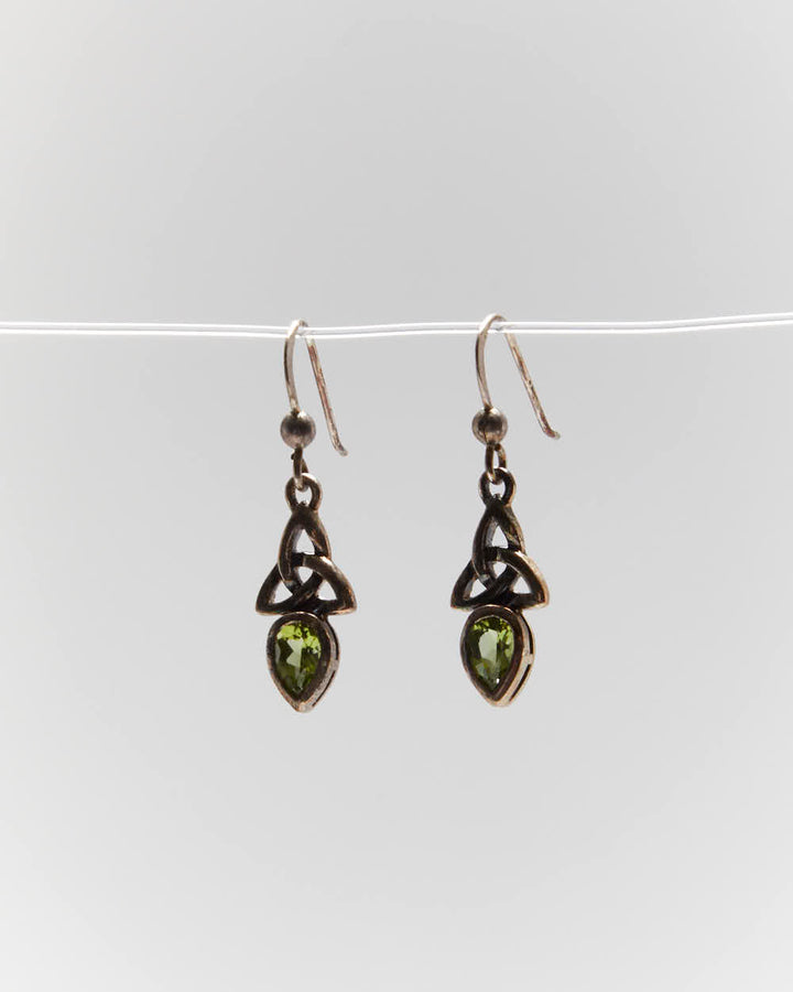 Vintage Celtic Lands Sterling Silver Earrings