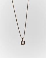 Vintage Crystal Pendant Sterling Silver Necklace
