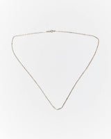 Vintage Bar &amp; Ball Chain Sterling Silver Necklace