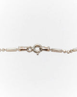 Vintage Bar &amp; Ball Chain Sterling Silver Necklace