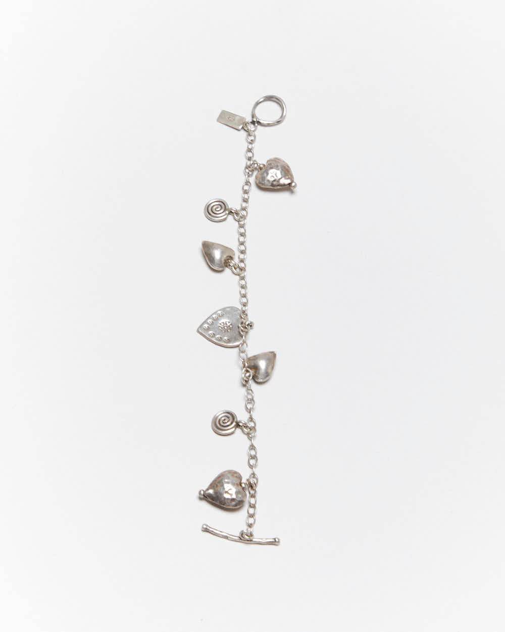 Vintage Y2k 00s J+i Sterling Silver Charm Bracelet
