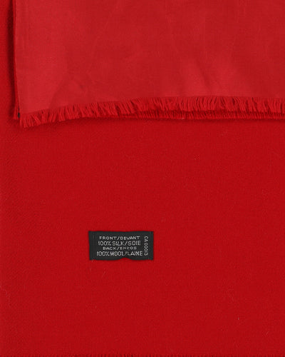 Christian Dior Red & Patterned Scarf