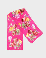 Lauren Ralph Lauren Pink Floral Silk Scarf