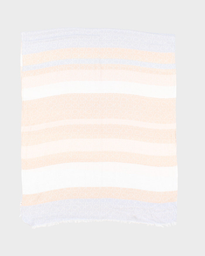 Y2k 00s Calvin Klein Monogram Scarf