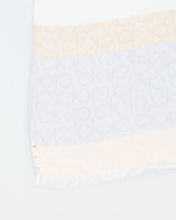 Y2k 00s Calvin Klein Monogram Scarf