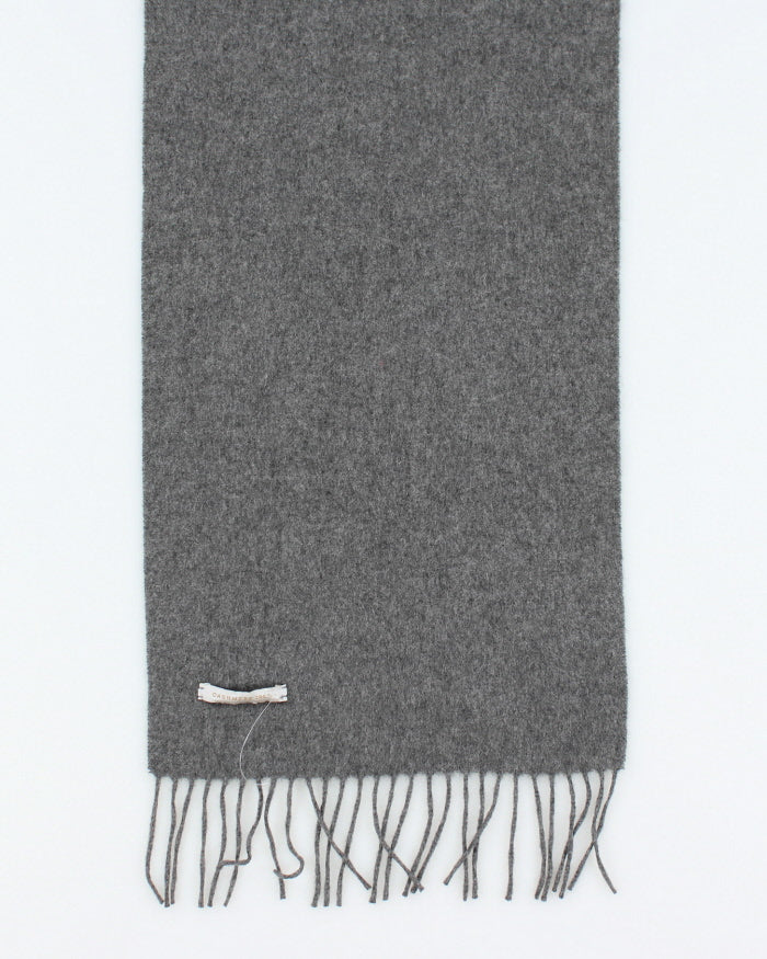 Vintage Grey Cashmere Scarf