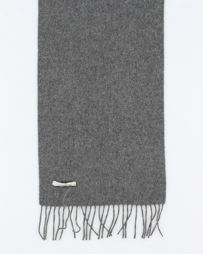 Vintage Grey Cashmere Scarf