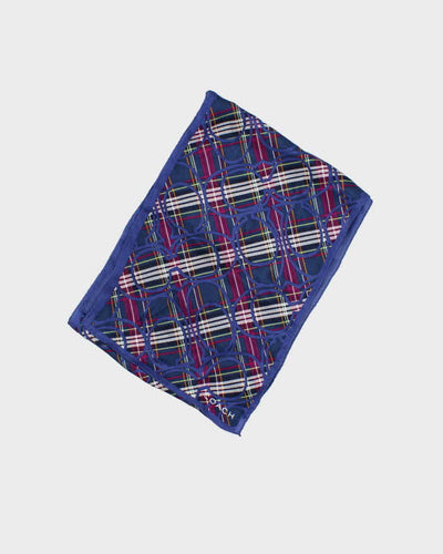 Vintage Y2k 00s Coach Monogram Silk Scarf