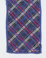Vintage Y2k 00s Coach Monogram Silk Scarf