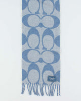 Vintage Y2k 00s Coach Wool &amp; Cashmere Scarf