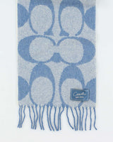 Vintage Y2k 00s Coach Wool &amp; Cashmere Scarf