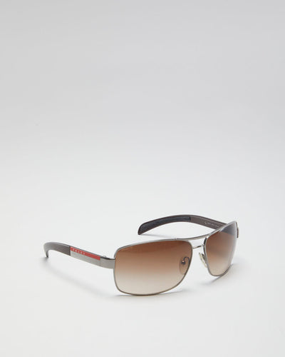 Prada Brown Linea Rosa Polarised Sunglasses - O/S