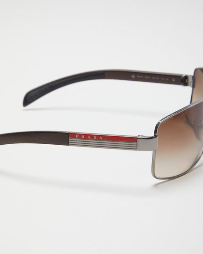Prada Brown Linea Rosa Polarised Sunglasses - O/S