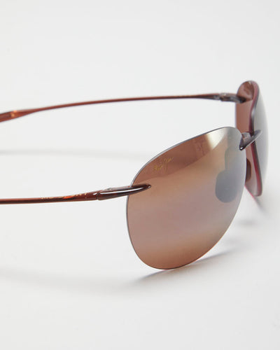 Vintage 90s Maui Jim Brown Aviator Sunglasses - O/S