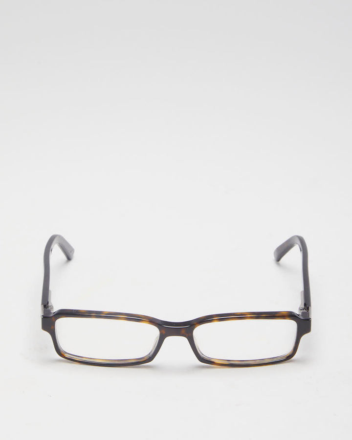 Y2K 00s Gucci Tortoishell Rectangular Reading Glasses - O/S
