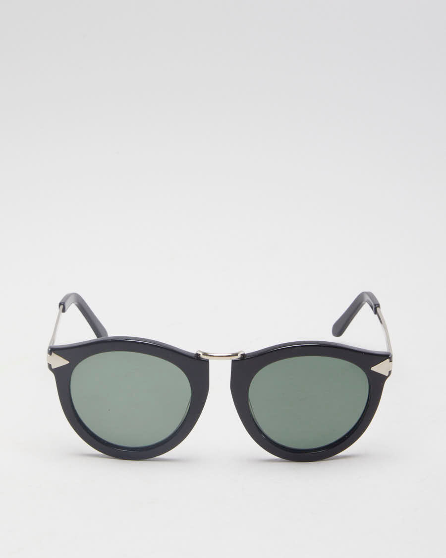 Karen Walker Harvest Black Sunglasses - O/S