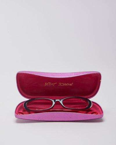 Betsey Johnson Hot Pink Frames