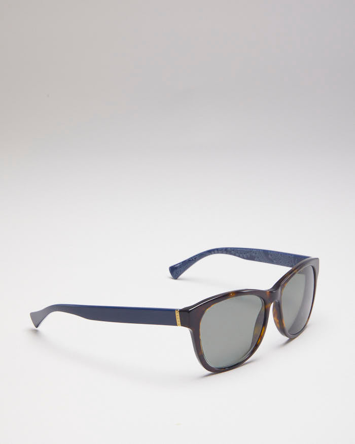 Ralph Lauren Brown Tortoise Shell Blue Bandana Sunglasses