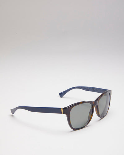 Ralph Lauren Brown Tortoise Shell Blue Bandana Sunglasses