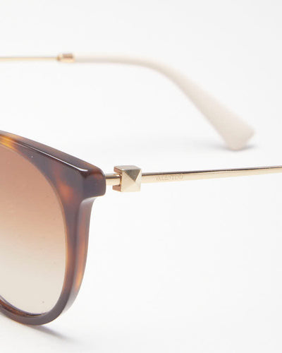 Valentino Havana Blonde Sunglasses