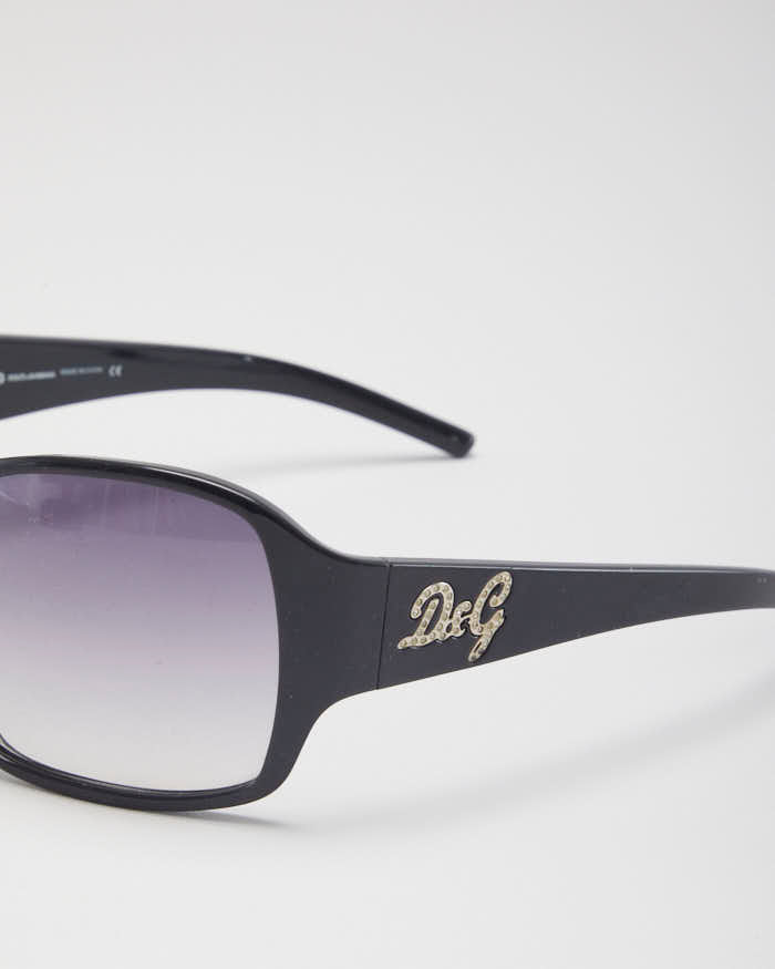 Y2k 00s D&amp;G Rhinestone Sunglasses