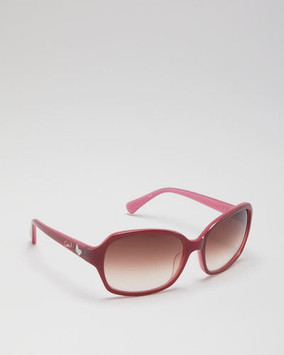 Y2k 00s Pink Coach Sunglasses
