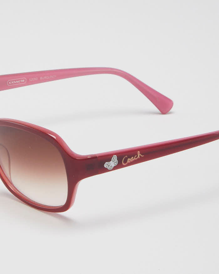 Y2k 00s Pink Coach Sunglasses
