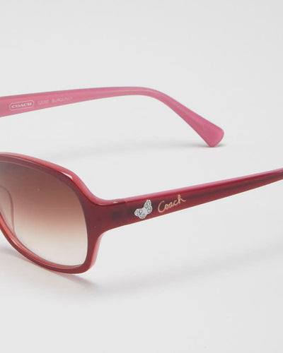 Y2k 00s Pink Coach Sunglasses