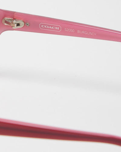 Y2k 00s Pink Coach Sunglasses