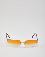 Vintage Chanel Ombre Orange Sunglasses