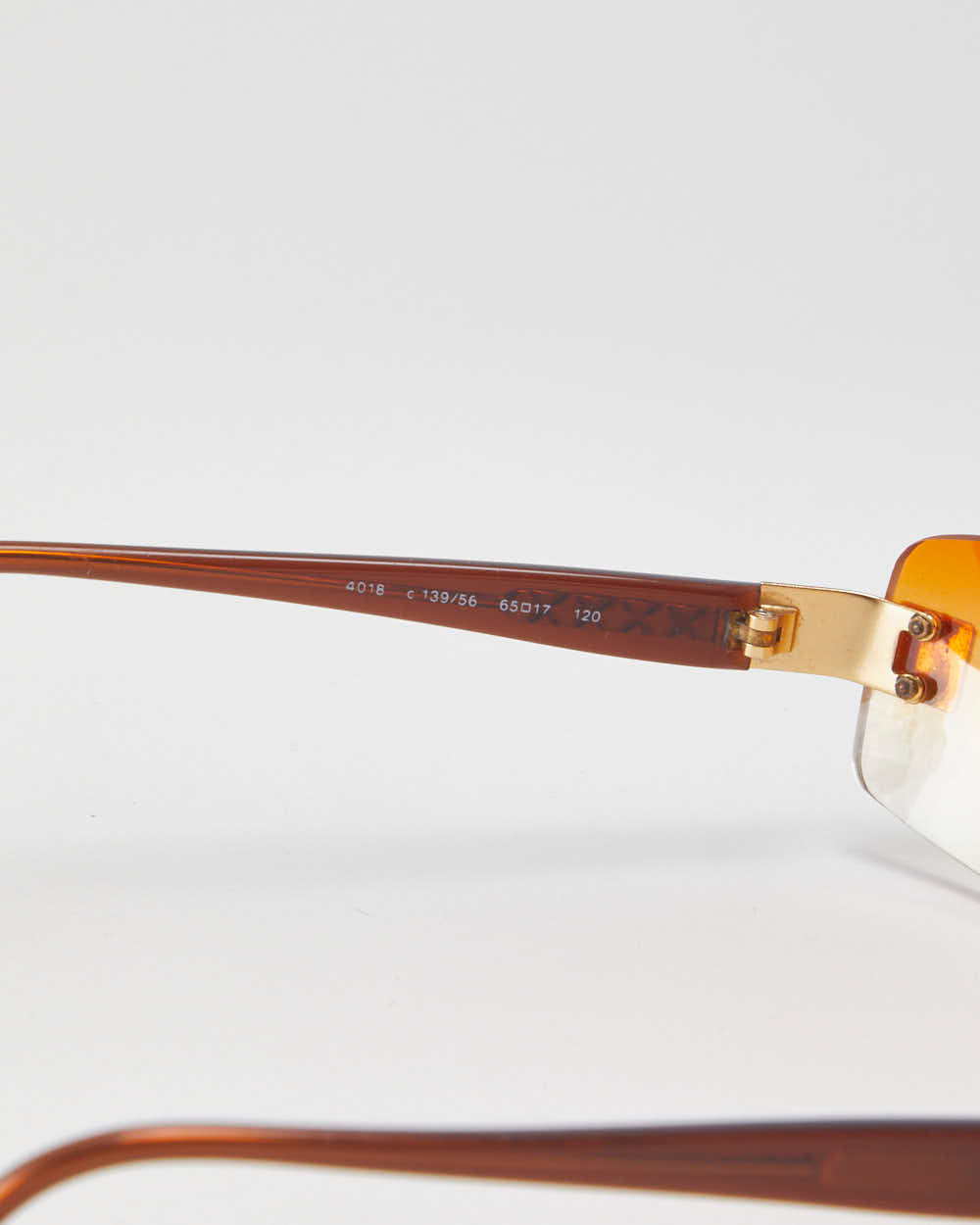 Vintage Chanel Ombre Orange Sunglasses