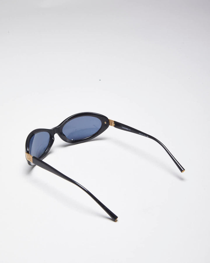 Vintage 90s Chanel Black Sunglasses